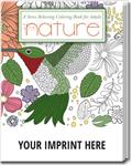 SCS2100 Nature Adult Coloring Book With Custom Imprint